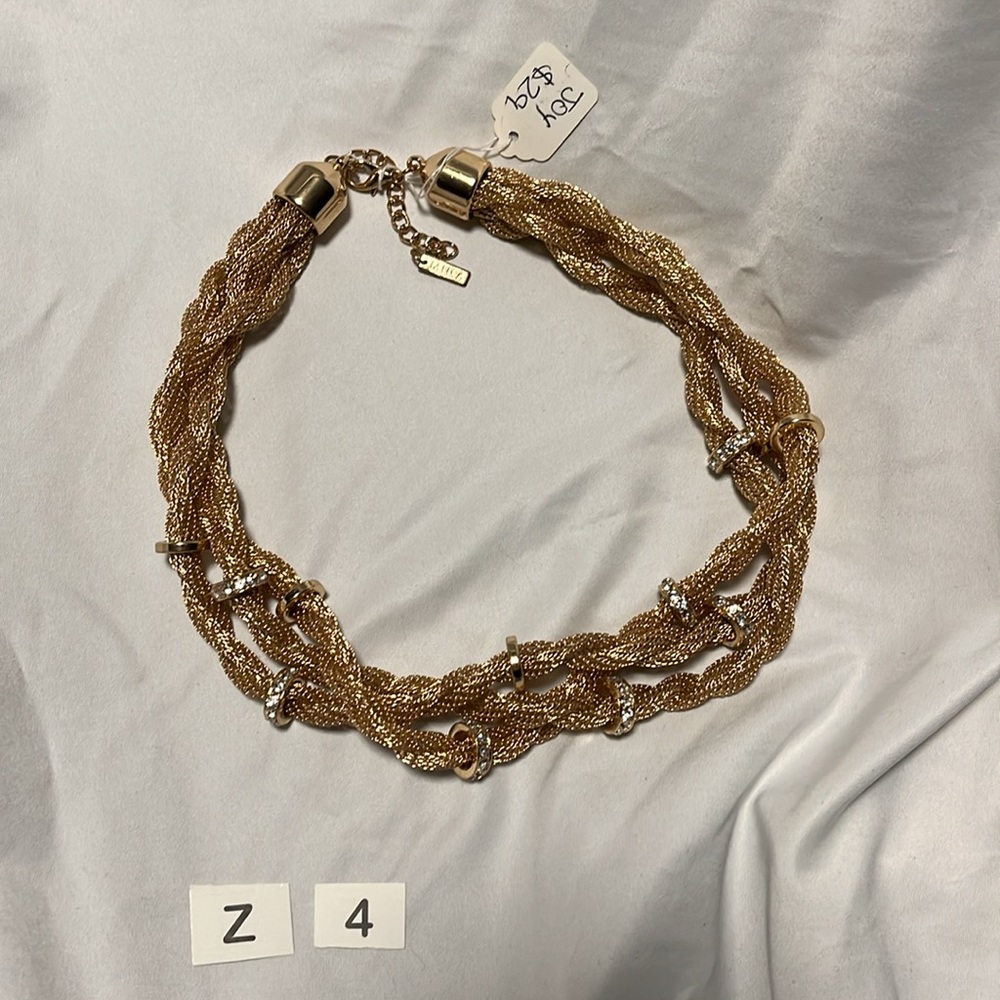 Gold Rope Necklace Chunky - Picture 2 of 2